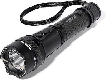 Heavy Duty Aluminum Stun Gun for Self Defense Rechargeable with LED Flashlight